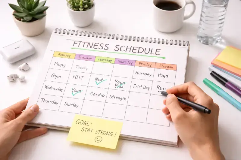 Stay Fit Without Gym: 10 Easy Home Workouts for Beginners (No Equipment) 12 stay fit at home without equipment plan